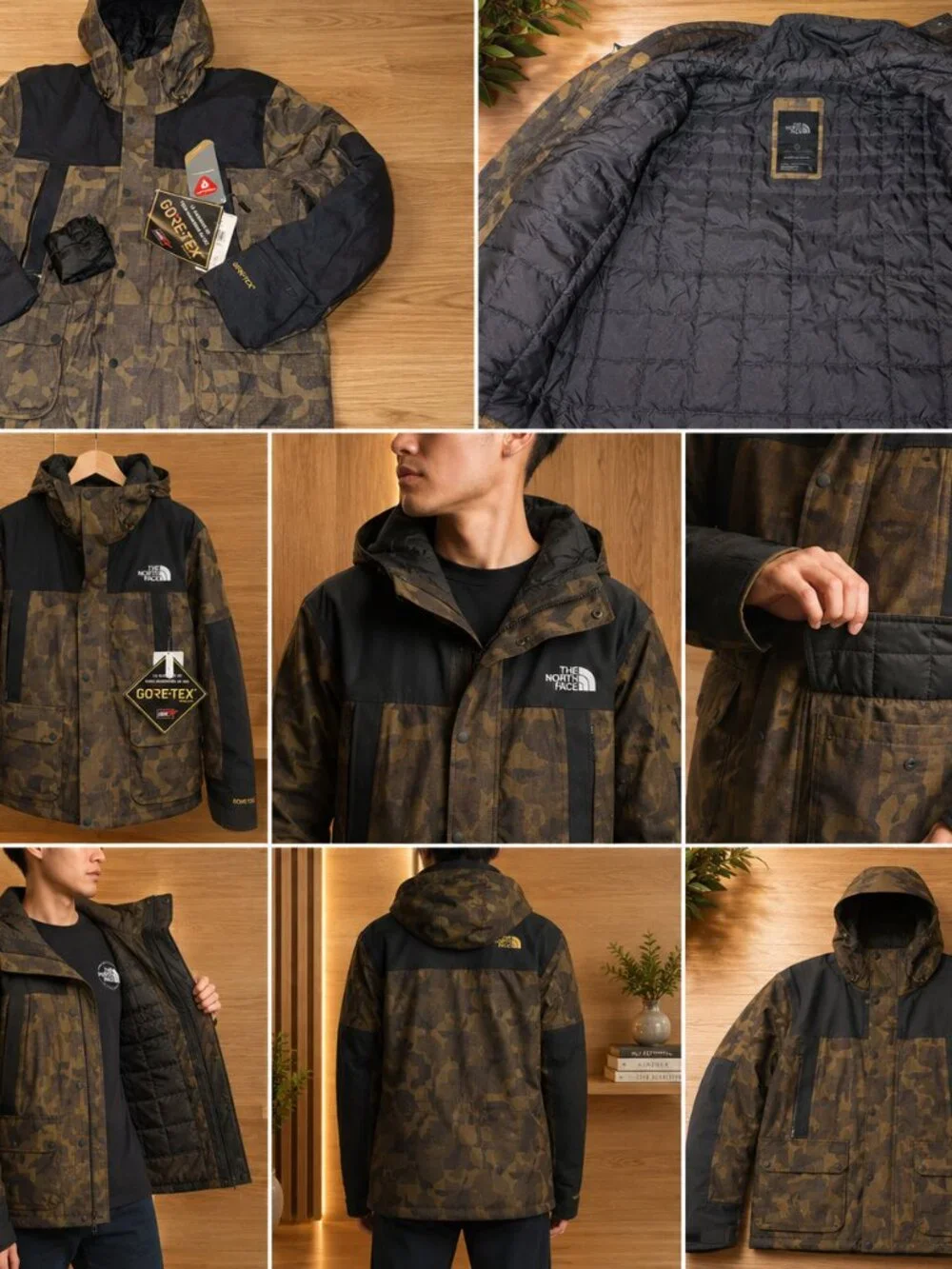 North Face Men's Cryos Mountain Jacket - XL/Camo NWT!
